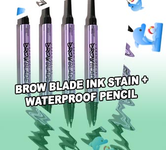 Brow blade waterproof eyebrow pencil & ink stain