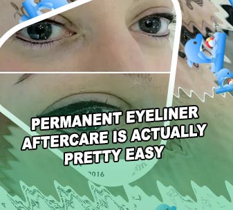 Permanent top eyeliner