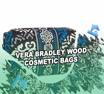 Vera bradley cosmetic bag set